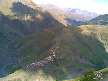 Карта рутульского района со спутника